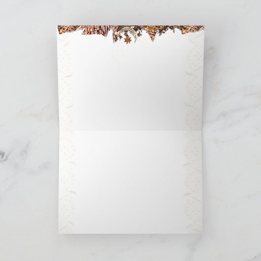 DOUX DIMANCHE ! :)  CARTE "EN PENSÉE POUR VOUS" 5X (Intérieur)