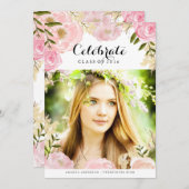 Doux Faire-part floral (Devant / Derrière)