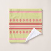 Doux Floral Accentué Motif (Gant de toilette)