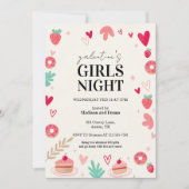 Doux Invitation de Galentines Day Donuts Friandise (Devant)