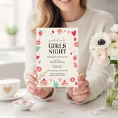 Doux Invitation de Galentines Day Donuts Friandise