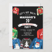Doux moche 20e anniversaire de fête Invitation (Devant)