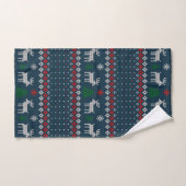 Doux moche Motif de Noël (Serviette à main)