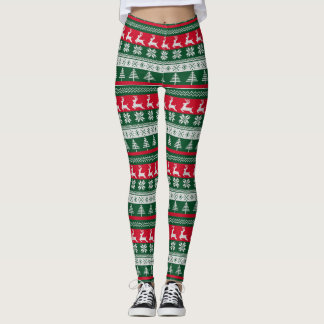 Doux moche Motif de Noël Leggings