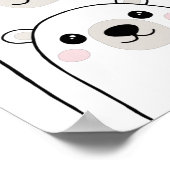 Doux ours décoration murale pour enfants (Coin)