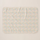 Doux Plaid Sherpa Œuf de Pâques (Devant (Horizontal))