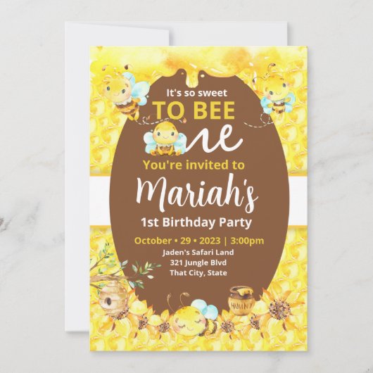 Doux pour être une invitation (Devant)