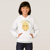 Doux Pullover À Graphisme De Poussin Jaune (Devant entier)