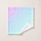 Doux rose et bleu (Gant de toilette)