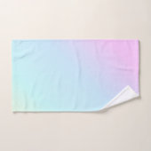 Doux rose et bleu (Serviette à main)