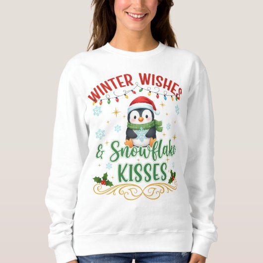 Doux sweatshirt Penguin Wintet (Devant)