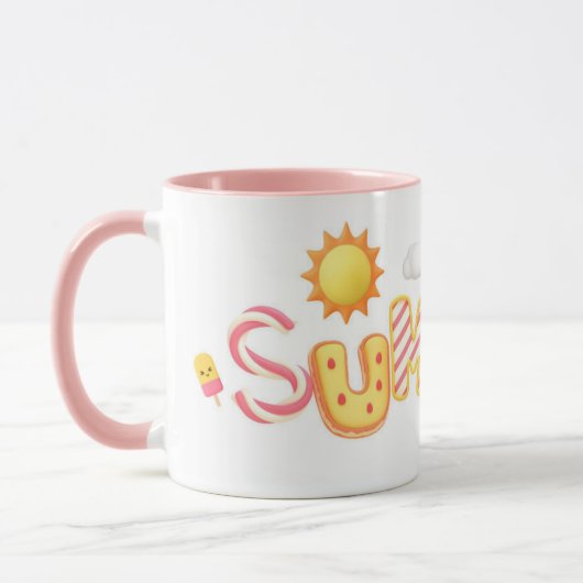 ☀️ doux Vibes d'été ☀️ Mug (Gauche)