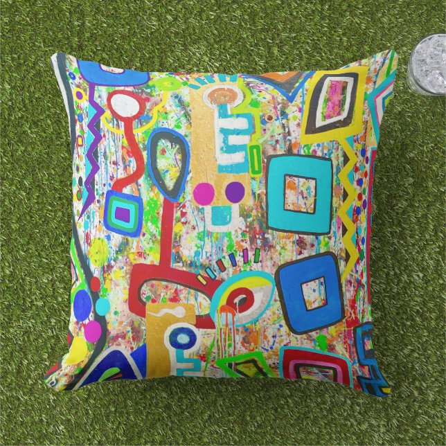 Douze 20 20 x 20 Coussin de Lancer Extérieur (Herbe)