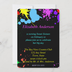 Douze ans, Bat Mitzvah, Invitation néon lumineux