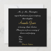 Douze ans charmants, Bal masqué, Invitation person (Dos)