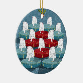 Douze Chats Drumming... Ornement (double face) (Droite)