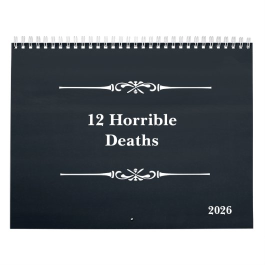 Douze Décès Horribles 2026 Calendrier (Protection)