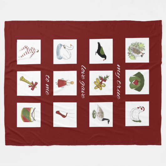 Douze Jours de Noël Ma Vraie couverture d'amour (Devant (Horizontal))