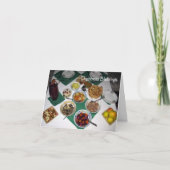 Douze Plats et Bénédiction de Noël pour vous carte (Devant)