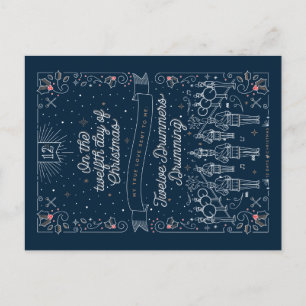 DOUZIÈME JOUR DE NOËL / Carte de Noël