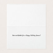 Douzième nuit Carte de Noël illuminé peinture d'ar (Inside Unfolded)