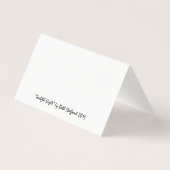 Douzième nuit Carte de Noël illuminé peinture d'ar (Back)