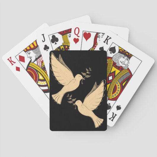 Dove-afspeelkaartdeck Pokerkaarten (Achterkant)