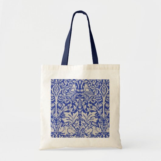 Dove and Rabbit, William Morris Tote Bag (Voorkant)