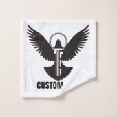 Dove avec clé (Gant de toilette)