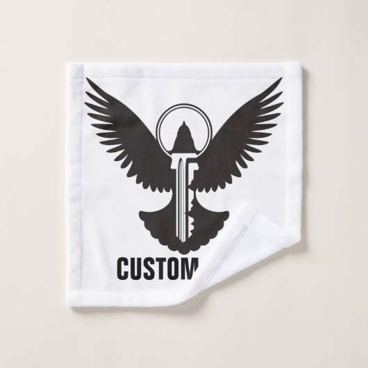 Dove avec clé (Gant de toilette)