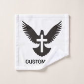 Dove avec croix (Gant de toilette)