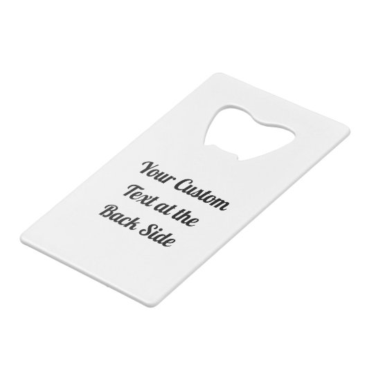 Dove avec ouverture de bouteille de carte de crédi (Dos Angle)