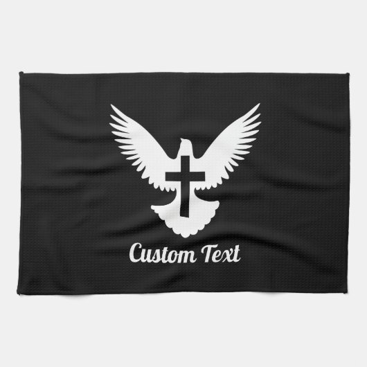 Dove avec serviette croisée (Horizontal)