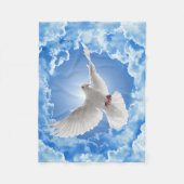 Dove Baby Blanket Fleece Deken (Voorkant)