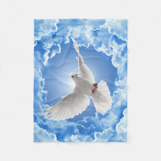 Dove Baby Blanket Fleece Deken (Voorkant)