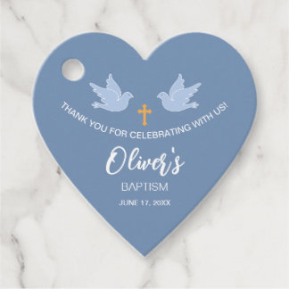 Dove baptisme bedankjes labels