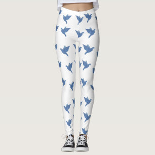 Dove, Bird art, Pigeons Leggings