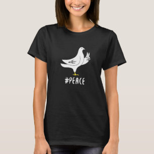 Dove Bird geeft het goede symbool van de vrede T-shirt