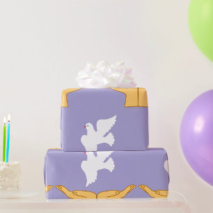 Dove Bird World Peace White Cadeaupapier