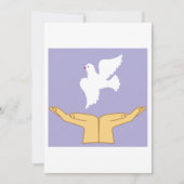 Dove Bird World Peace White Kaart (Voorkant)