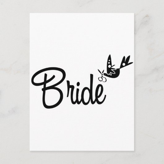 Dove & Bride Briefkaart (Voorkant)