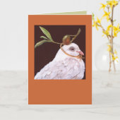 dove card(Olivia) Kaart (Gele Bloem)