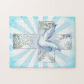 Dove Christelijk Cross puzzel (Horizontaal)