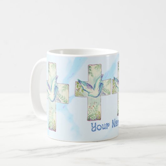 Dove Cross mug (Devant gauche)
