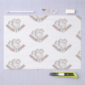 Dove Cross Religious Baptism Christening Tissuepapier (Craft)