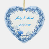 Dove Custom Heart Ornament (Achterkant)