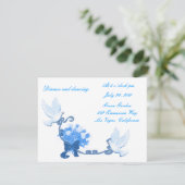 Dove Custom Ontvangstkaarten Kaart (Staand voorkant)