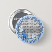 Dove Custom Round Button (Voorkant /achterkant)