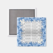 Dove Custom Square Magnet Magneet (Voorkant / Achterkant)