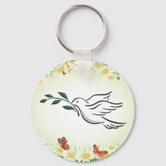 Dove design sleutelhanger (Voorkant)